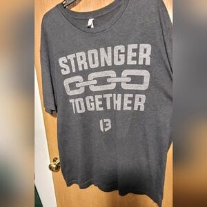 Next Level Apparel Men XXL 'Stronger Together' t-shirt, pre-loved